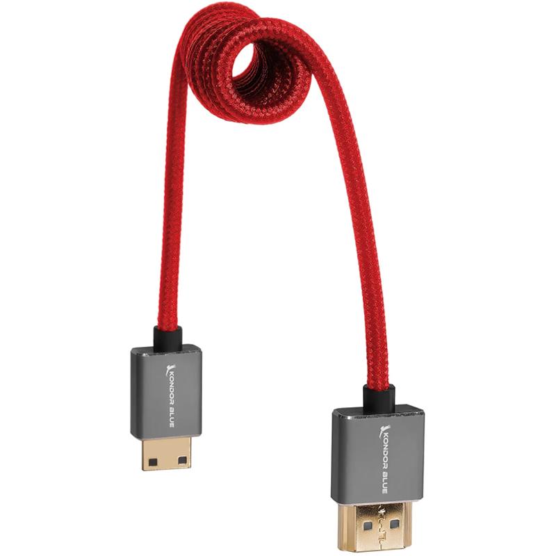 Kondor Blue Mini HDMI to Full HDMI Cable 12